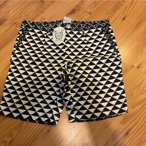 Thierry Colson Shorts Black & White NWT Sz  M